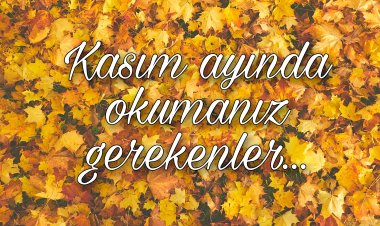 Kasım ayı kitap önerileri