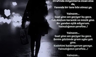 ~Yalnızım..