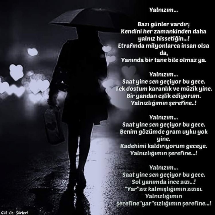 ~Yalnızım..
