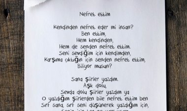 Nefret ettim