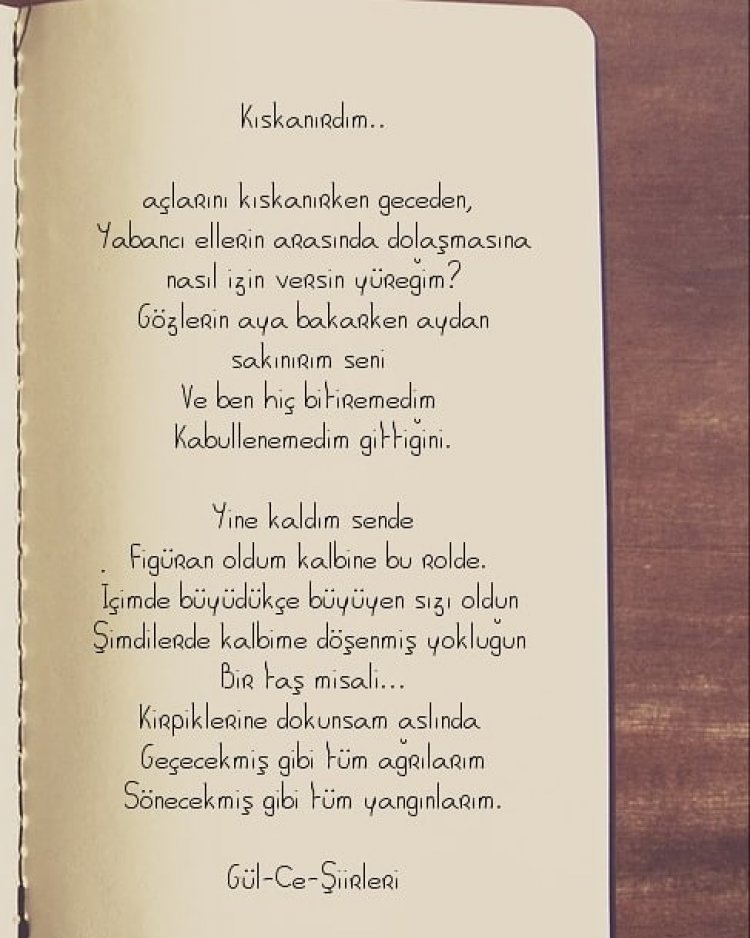 Kıskanırdım..