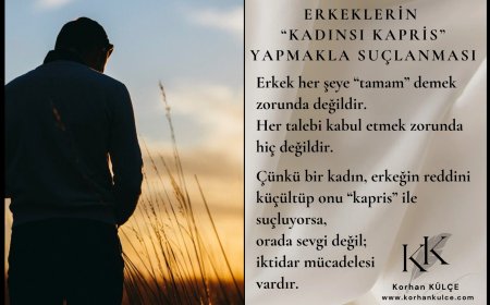 Erkeklerin ''Kadınsı Kapris' Yapmakla Suçlanması