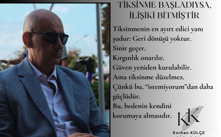 Tiksinme Başladıysa İlişki Bitmiştir