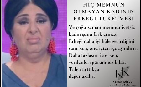 Hiç Memnun Olmayan Kadının Erkeği Tüketmesi