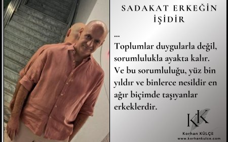 Sadakat Erkeğin İşidir