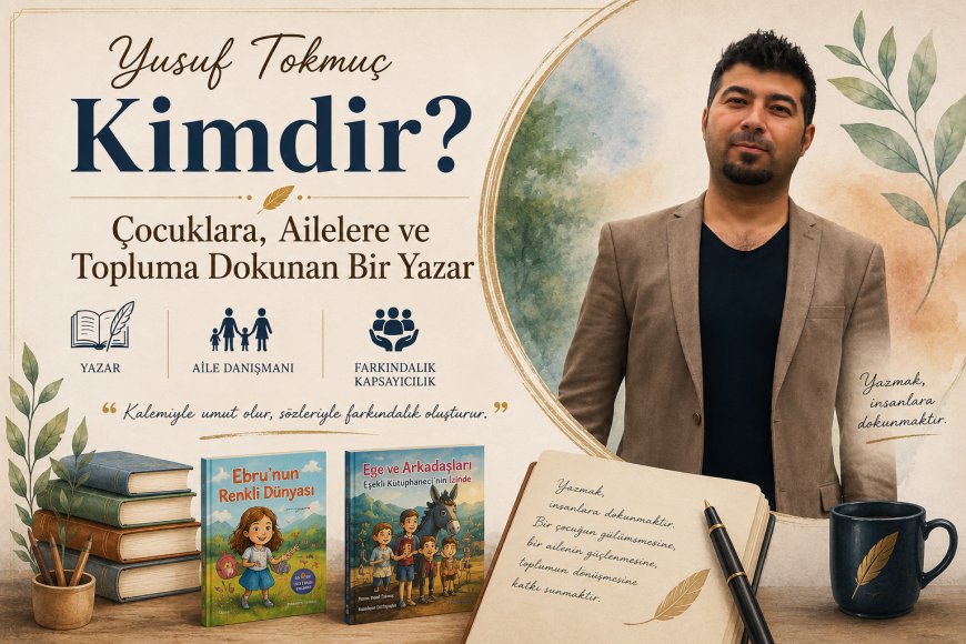 Yusuf Tokmuç Kimdir? | Çocuklara, Ailelere ve Topluma Dokunan Bir Yazar